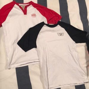 Boys Vans tshirts